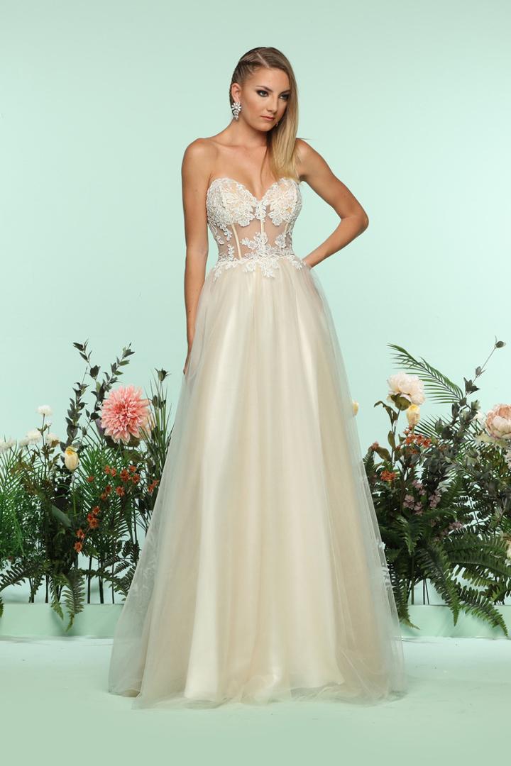 Zoey Grey - 31179 Lace Sweetheart Tulle A-line Dress