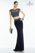 Alyce Paris - 6557 2 Piece In Black Gunmetal