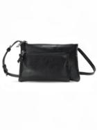 Mofe Handbags - Kairos 2-pocket Crossbody Black / Genuine Leather