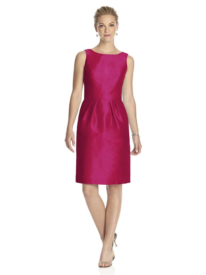 Alfred Sung - D522 Bridesmaid Dress In Sangria