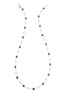 Tresor Collection - Amethyst Long Necklace In 18k Yellow Gold