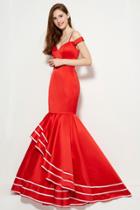 Angela And Alison - 81049 Sweetheart Cold Off-shoulder Mermaid Dress