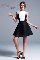 Ieena For Mac Duggal - 25005 Dress In Black/white