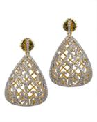 Jarin K Jewelry - Cutout Floral Drop Earrings