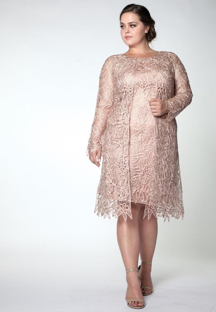 Soulmates - C88084x Queen Beaded Short Duster Dress Set