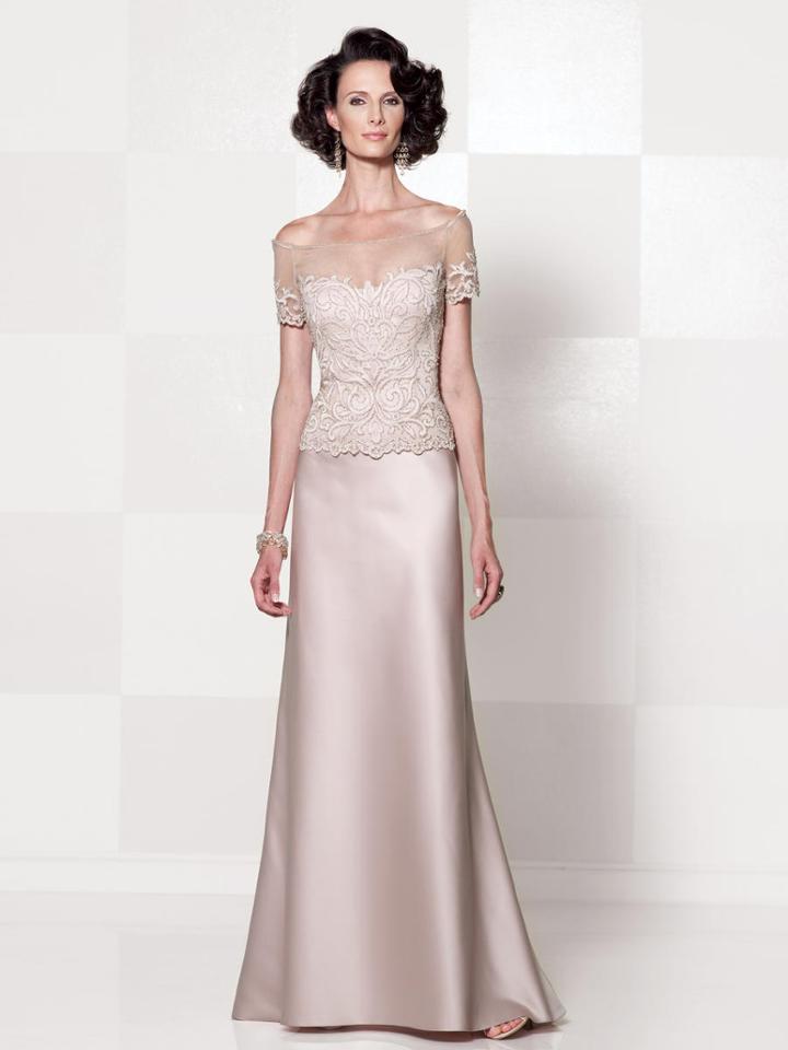 Cameron Blake By Mon Cheri - 114651 Two Piece Dress In Rum Pink