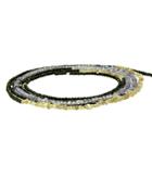 Lori Kaplan Jewelry - Black Spinel With Rough Diamonds And Lavender Quartz / Necklace