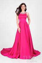 Terani Prom - A-line Gown With Embelished Neck And Open Back 1712p2886