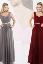 Milano Formals - Sweetheart Ruched A-line Long Dress E1852
