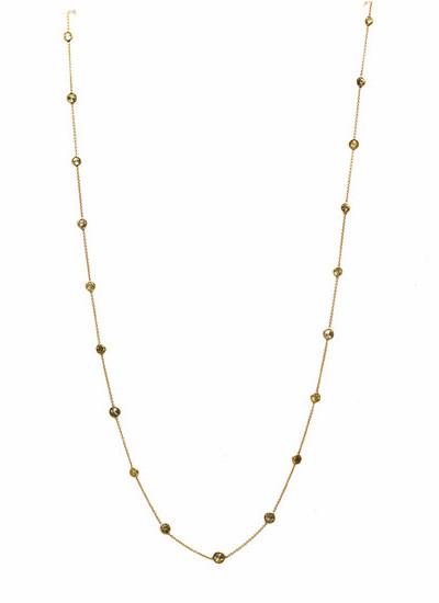 Tresor Collection - Organic Diamonds Necklace In 18k Yg Or6104d