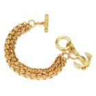 Ben-amun - Royal Charm Anchor Gold Bracelet