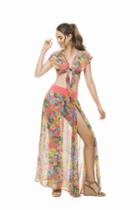 2018 Estivo Swimwear - Printed Knot Crop Top Cu106/ish/05