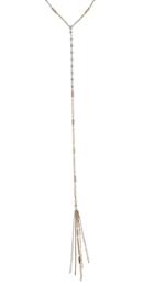 Heather Gardner - Desert Sunshine Lariat In Gold Or Silver W/ Turquoise Crystal