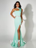 Paris Prom By Mon Cheri - 116763 Long Dress In Mint