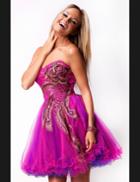 Nina Canacci - Cl1515 Dress In Fucshia