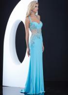 Jasz Couture - 5459 Dress In Turquoise