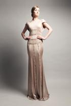Beside Couture By Gemy - Cpf13 3638 Sequined Fitted Evening Dress