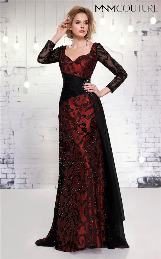 Mnm Couture - 9405 Black Red