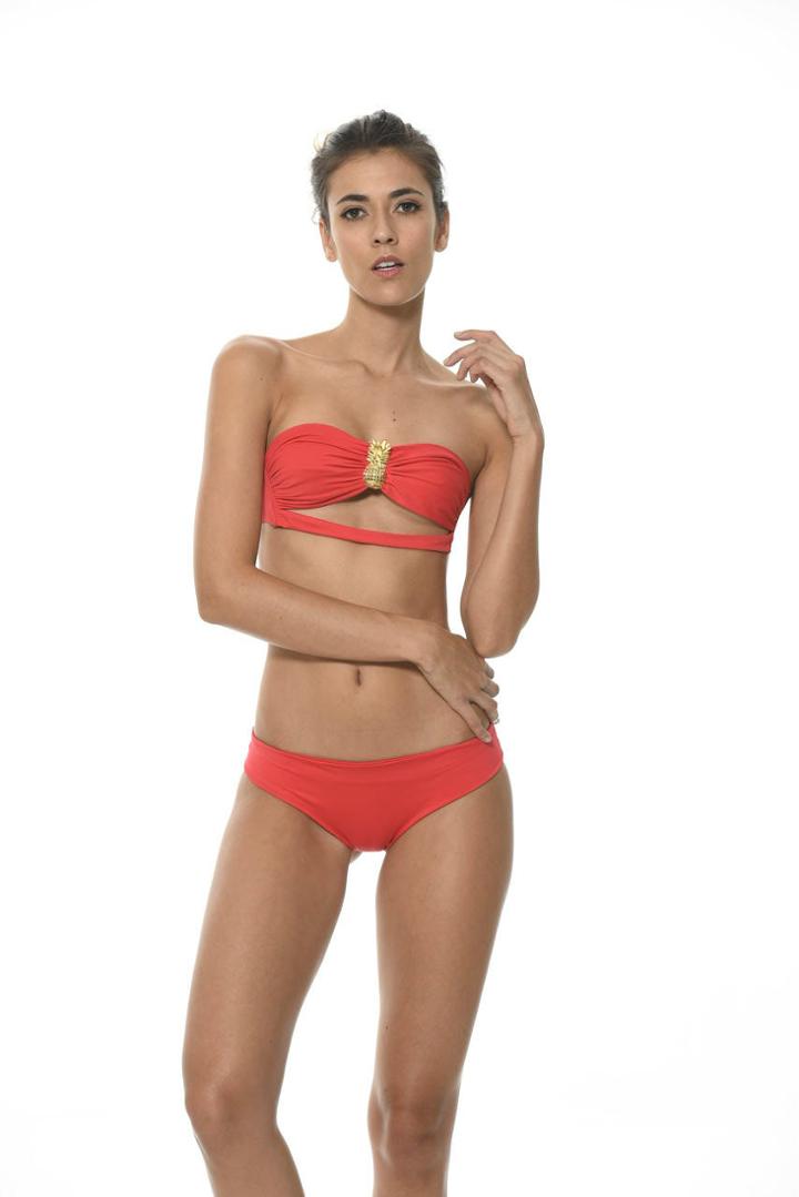 2017 Malai Swimwear - Cherry Bandeau Top T00277