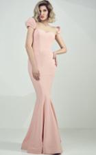 Mnm Couture - Ruffled Sleeves Sweetheart Mermaid Gown G0661