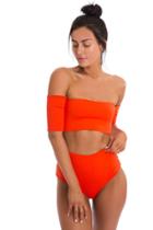 Poema Swim - Naranja Ibiza Top
