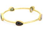 Nina Nguyen Jewelry - Pallas 5 Geode Vermeil Bangle