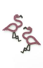 Elizabeth Cole Jewelry - Flying Flamingo Earrings