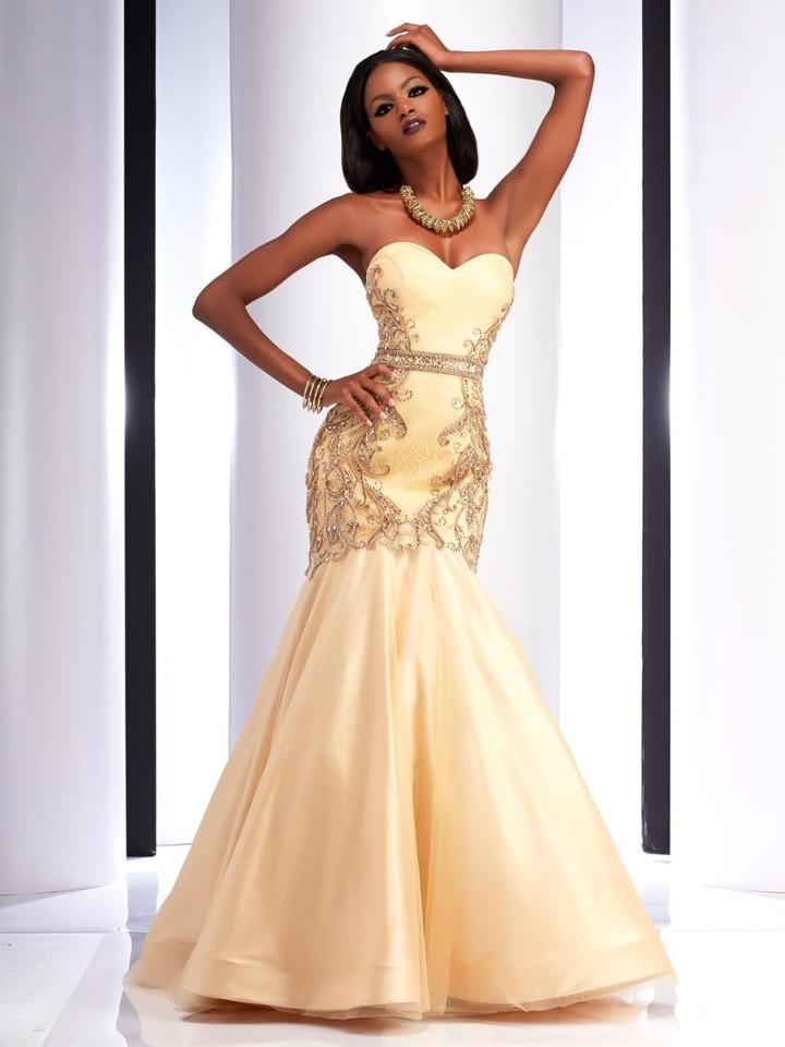 Clarisse - 2851 Bejeweled Mermaid Dress