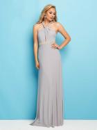 Mac Duggal Couture - 77075 Sleek Halter Keyhole Long Dress