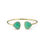 Margaret Elizabeth - Teardrop Bangle Chrysoprase