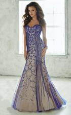 Tiffany Homecoming - Flexible Layered Gown With Contrasting Accents 46047