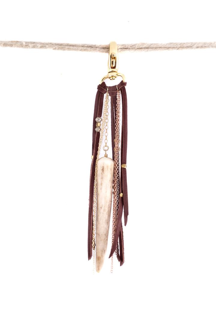Heather Gardner - Antler Tip With Mixed Metal Purse Jewelry