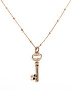 Rachael Ryen - Gold Vermeil Lucky Key Charm Necklace