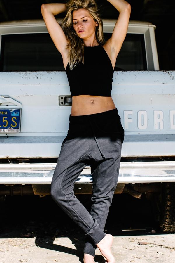 Joah Brown - Stadium Harem Pants In Black