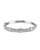 Cz By Kenneth Jay Lane - Invisible Set Bangle