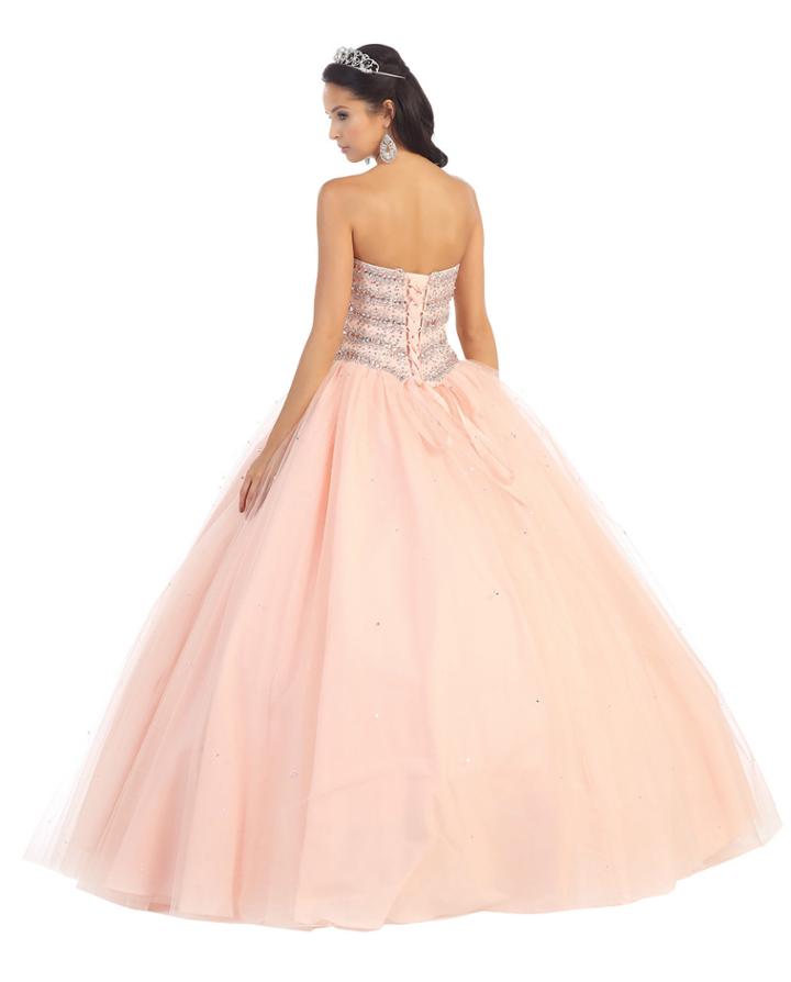 Glittering Crystal Bodice Ballgown