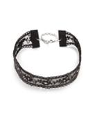 Chanluu - Chan Luu - Embellished Choker Necklace In Black