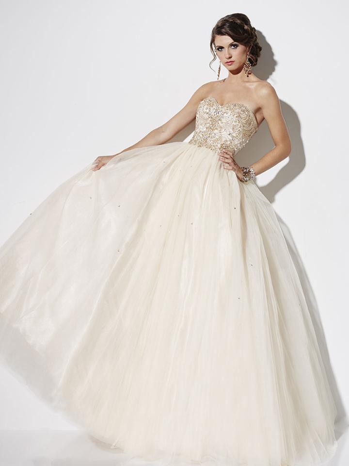 Studio 17 - 12548 Beaded Sweetheart Tulle Ballgown