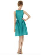 Alfred Sung - D679 Bridesmaid Dress In Azure