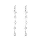Ashley Schenkein Jewelry - Bridal Sterling Silver Pearl Dangle Earring