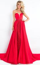 Rachel Allan Prima Donna - 5983 Strapless Tonal Beaded Evening Gown