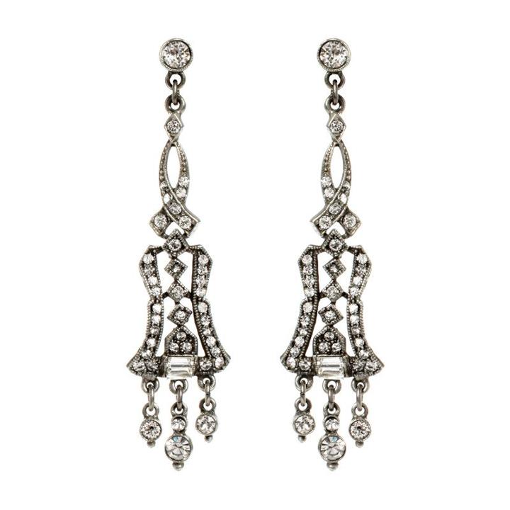 Ben-amun - Belle Epoque Crystal Post Earrings