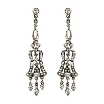 Ben-amun - Belle Epoque Crystal Post Earrings
