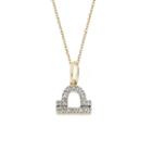 Rachael Ryen - Libra Diamond Zodiac Charm Necklace
