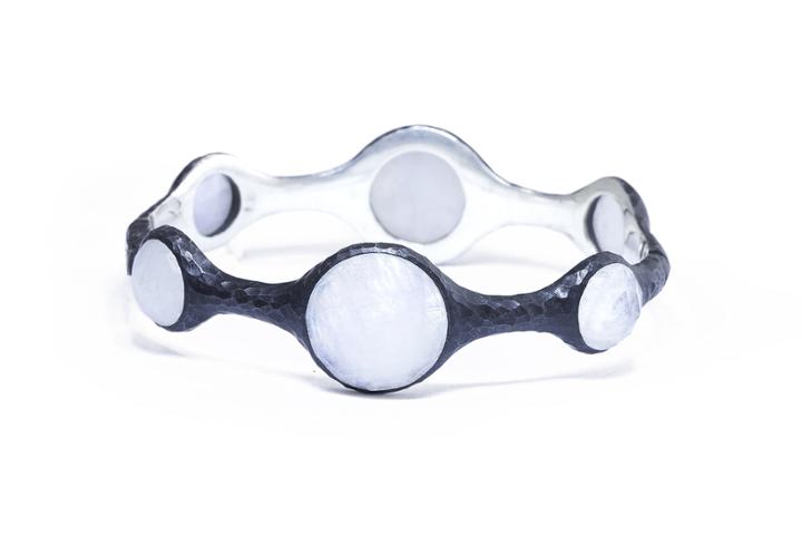 Nina Nguyen Jewelry - Round Black Oxidized Bangle