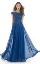 Morrell Maxie - 15732 Off-shoulder Bejeweled Evening Gown