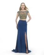 Morrell Maxie - 15783 Two-piece Cap Sleeve Beaded Evening Gown