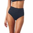Montce Swim - Black Faux Suede High Rise Bottom