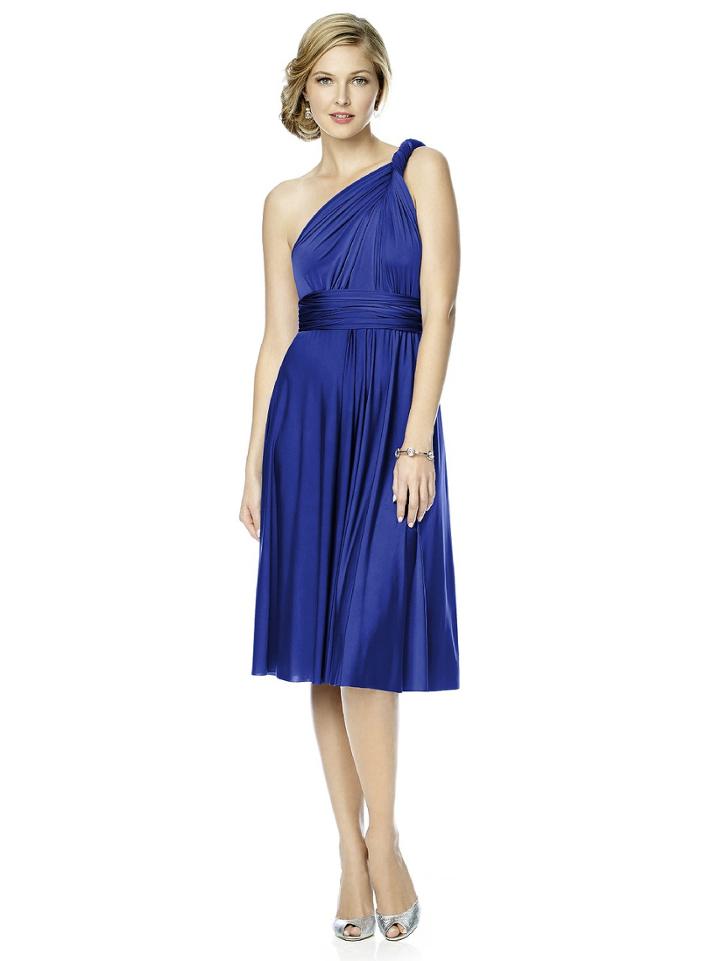 Dessy Collection - Mj-twist1 Dress In Sapphire