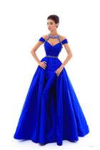 Tarik Ediz - 50244 Halter Cold Shoulder Mermaid Gown